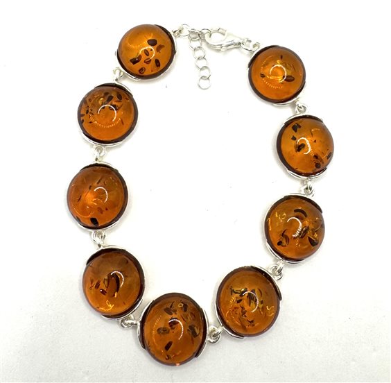 Bracciale Domar Donna Ambra in Argento Ambra AMBER-BR-1-280 - AMBER-BR-1-280